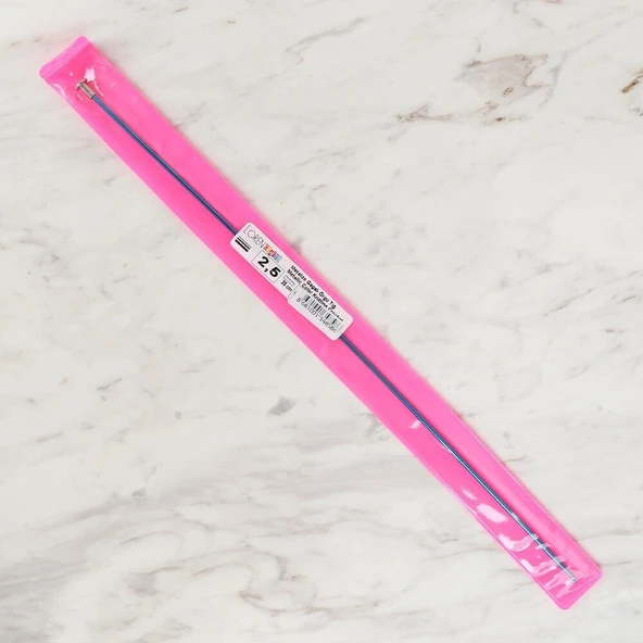 Loren Crafts 2,5 mm 35 cm Mavi Renkli Metal Gagalı - Resim 2