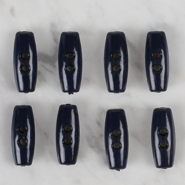 Loren Crafts lacivert 8 li çoban düğmesi - 55 - Resim 2