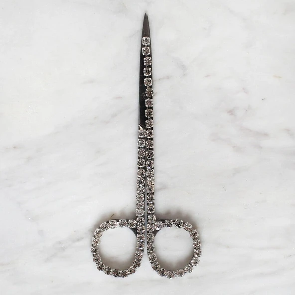 Loren Taşlı Söz Ve Nişan Makası - Altın ürün görseli