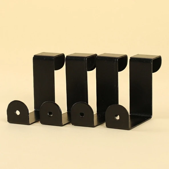 Loren Home Siyah Metal Kapı Askılığı - Resim 2