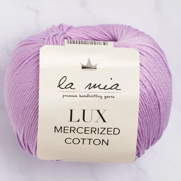 La Mia Lux Mercerized Cotton Lila El Örgü İpi - 53 - 33747 ürün görseli