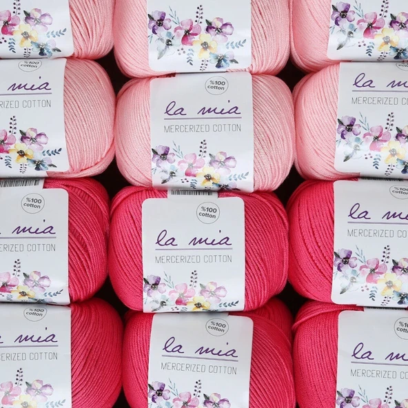 La Mia Mercerized Cotton Kuvars Seti - Resim 4