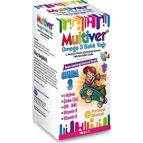 Multiver Omega3 Balık Yağı 150 ml ürün görseli