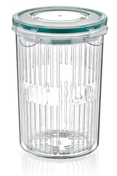 Zeytin Turşu Sebze Yıkama Kutusu Klipsli Kapaklı Saklama Kabı - Resim 6