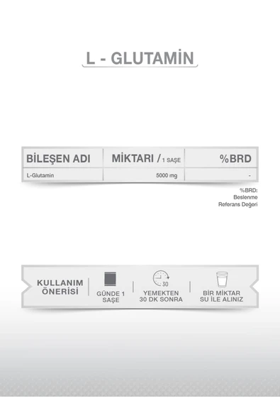 Goodday Pure L-Glutamin 30 Saşe - Resim 4