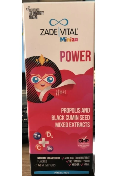 Zade Vital Miniza Power 150 Ml ürün görseli