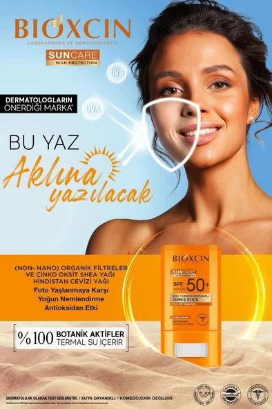 Bioxcin Sun Care Stick SPF 50 Hassas Bölgeler İçin Yüksek Korumalı Güneş Kremi - Resim 2