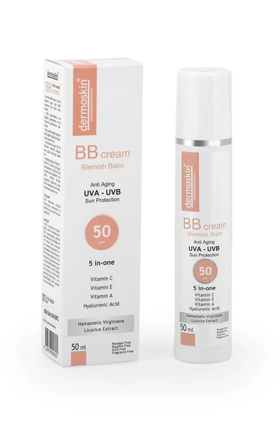 Dermoskin BB Krem SPF50 50 ml ürün görseli