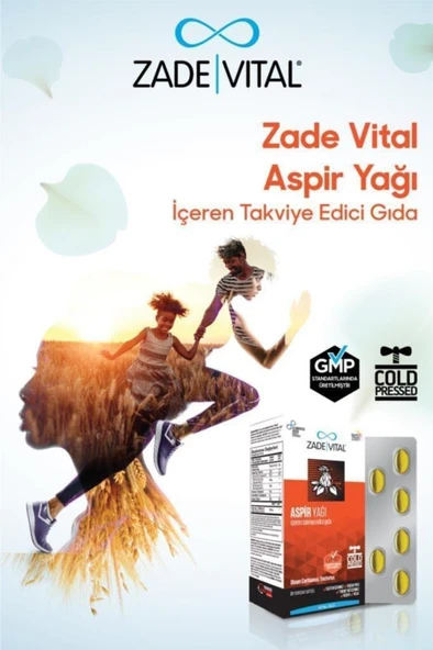 Zade Vital Aspir Yağı 60 Yumuşak Kapsül - Blister x2 (2'li Avantaj Paketi) - Resim 2