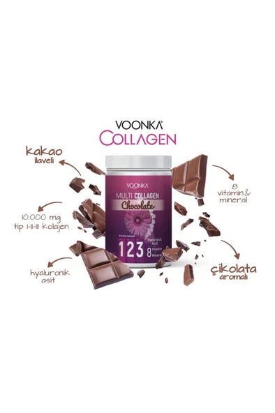 Voonka Multi Collagen Chocolate 380gr - 2