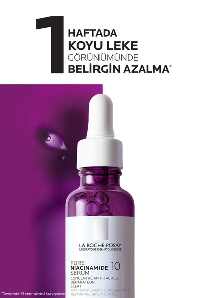 La Roche Posay Pure Niacinamide 10 Koyu Leke Karşıtı Serum 30 ml - Resim 2