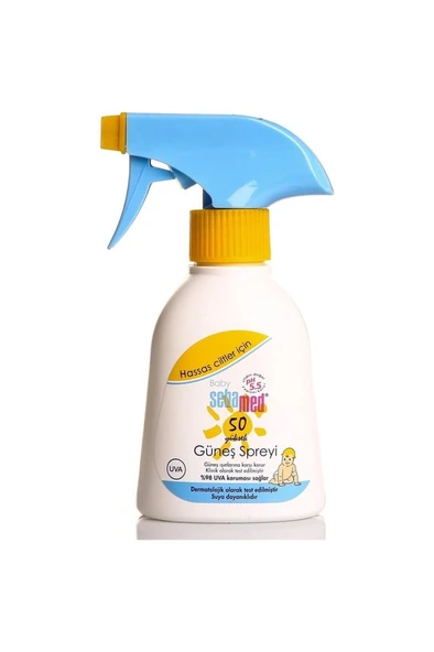 Sebamed Baby %98 UVA Korumalı UVB Filtreli Çok Yönlü Koruyucu Çocuk Güneş Spreyi 50 SPF 200 ml - Resim 4