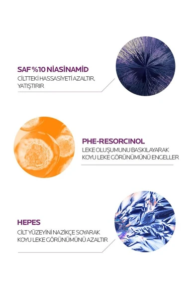 La Roche Posay Pure Niacinamide 10 Koyu Leke Karşıtı Serum 30 ml - Resim 5