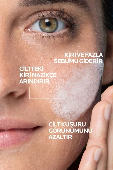 La Roche Posay Yağlı Ciltler İçin Cilt Bakım Seti : Effaclar Yüz Temizleme Jeli 400ml & Sıklaştırıcı Tonik 200ml - 4