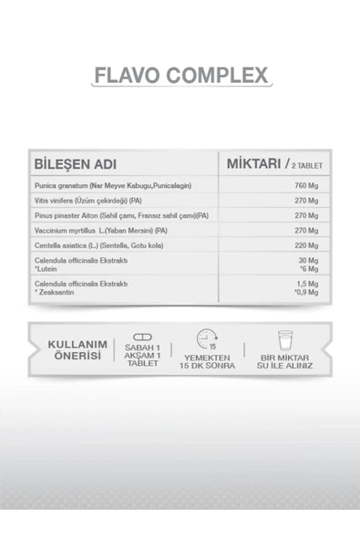 Goodday Flavo Complex 60 Tablet - Resim 3