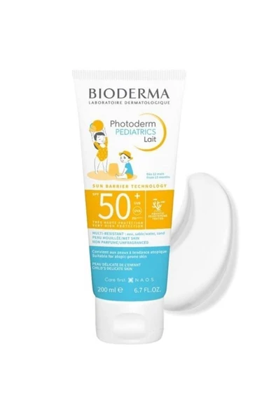 Bioderma Photoderm Pediatrics Lait Spf50+ 200ml - Resim 3