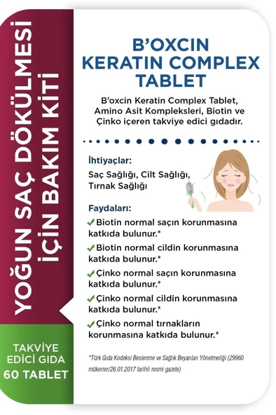Bioxcin Forte Yoğun Bakım Kiti ( Tablet +şampuan + Serum ) - 2