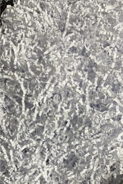 Enerji ambalaj Kırpık Z Zigzag Pelur Kırpıntı Kağıt 250 Gr Kırık Beyaz Renk Süs Dolgu Malzemesi White Paper ürün görseli 1