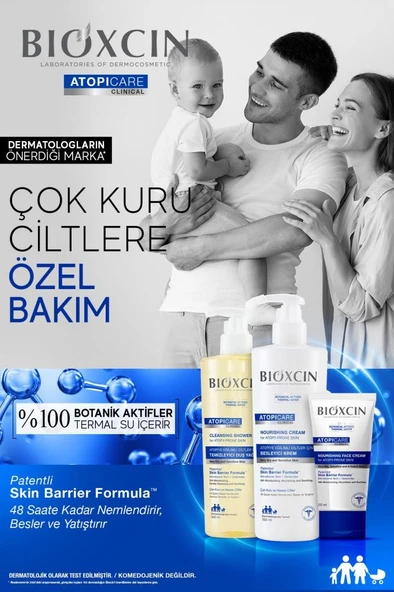 Bioxcin Atopicare Clinical Atopiye Eğilimli Ciltler Için Besleyici Krem 500 ml - Seramid Microbiome Tech - Resim 4