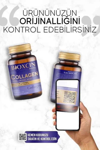 Bioxcin Beauty Collagen 30 Tablet - Tip1 Tip 3 Hidrolize Kolajen - Resim 5