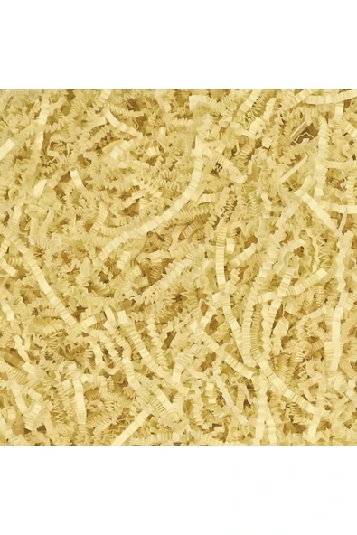 Enerji ambalaj Kırpık Z Zigzag Pelur Kırpıntı Kağıt 5000 Gr Krem Renk Süs Dolgu Malzemesi Cream Paper EA305446 - Resim 3