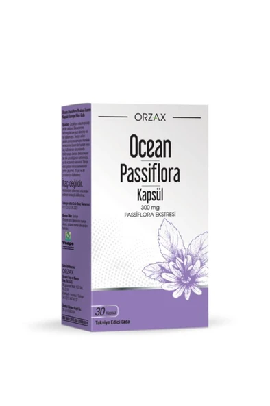 Orzax Passiflora Kapsül 30'lu ürün görseli