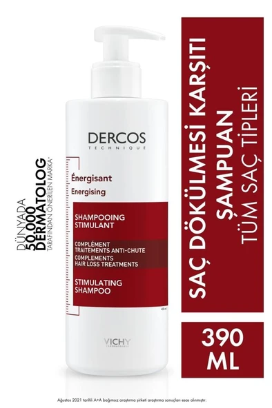 Vichy Dercos Energising Enerji Veren Şampuan 400 ml