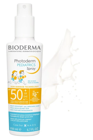 Bioderma Photoderm Pediatrics Spray Spf50+ 200ml ürün görseli