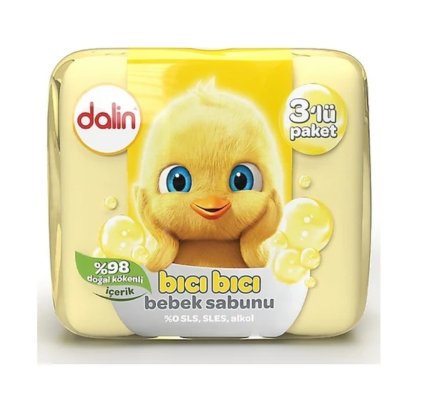 Dalin Bıcı Bıcı Bebek Sabunu 3'lü Paket ürün görseli 1