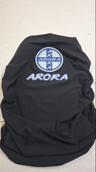 Tüm Modeller İçin Uyumlu MOTOSİKLET Koltuk Kılıfı  Siyah ARORA LOGOLU - 2