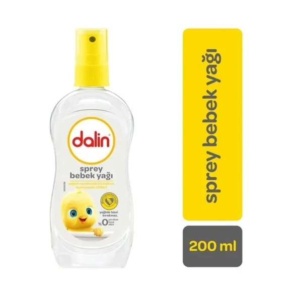 Dalin Bebek Yağı Sprey 200 ml - Resim 3