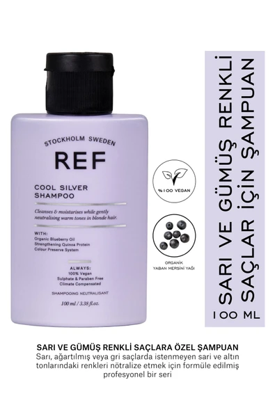Ref Cool Silver Shampoo 100 ml ürün görseli