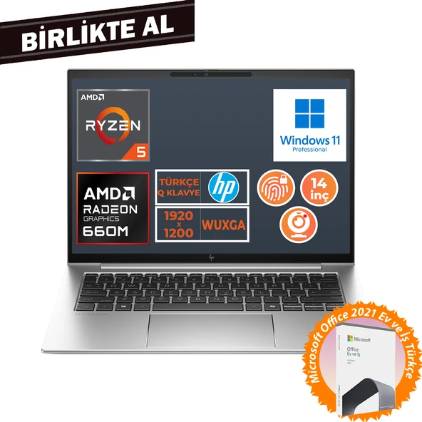 HP EliteBook 845 G9 Ryzen 5 6600U 32GB 1TB SSD 14" WUXGA W11P + MS Office 5Z6L9EA 031