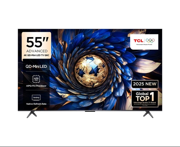 TCL 55Q6CGTV 4K QD-MINI LED 55" 144HZ GOOGLE TV - 1