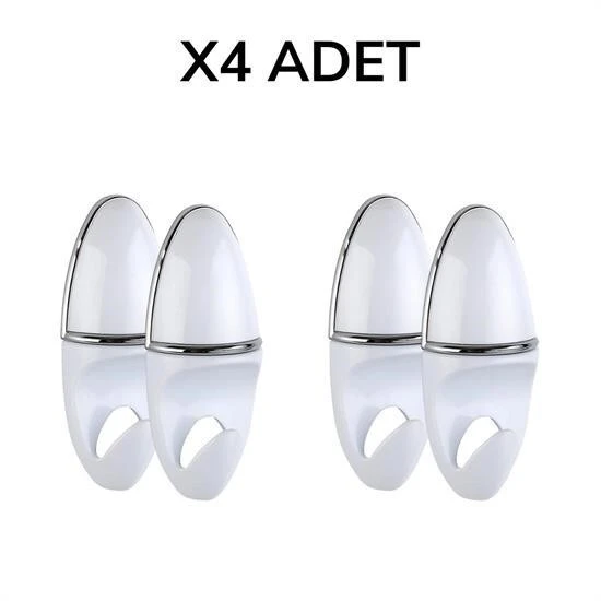 Bornoz Askısı Lüx Milenyum Bornozluk 2 Adet Banyo Bornoz Askılığı - Resim 2