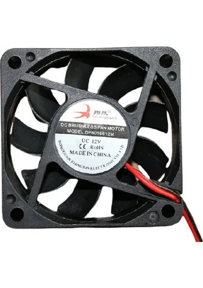 Hobi Kuluçka Makine Fan 12 Volt 6 x 6 cm - 1