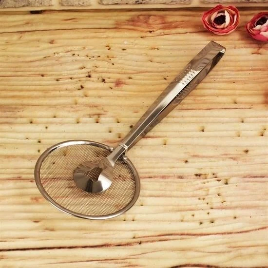 Çok Amaçlı Süzgeçli Paslanmaz Metal Haşlama Ve Kızartma Maşası - Resim 2