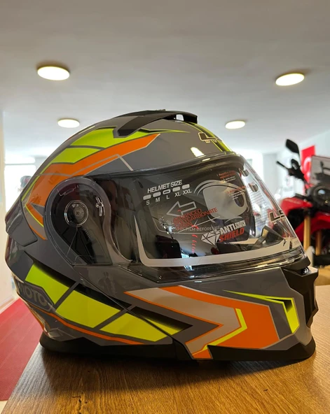 LS5 Çene Açılır Motosiklet Kaskı - Resim 8