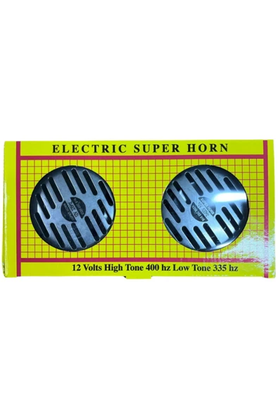 Helal Korna Krom 12v Nikelajlı ( 2 Adet ) - Resim 2