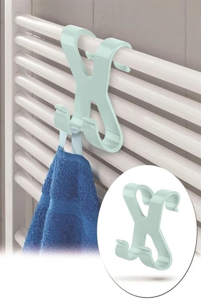 Mutfak Banyo Dolap Kapağına Takılan Meta Havlu Askılığı Aparatı - 4