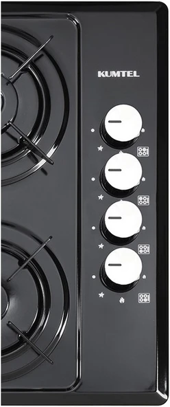 Kumtel M6-40BF Violet Ankastre  Ocak Siyah - Resim 3