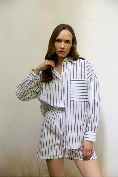 MORESUN GÖMLEK ŞORT TAKIM - Resim 2