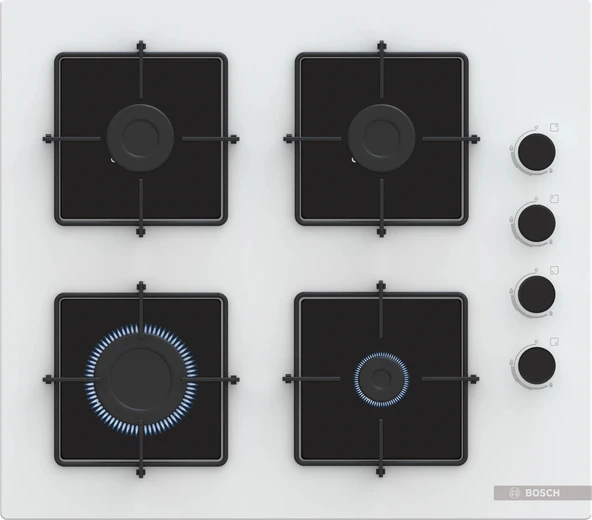 Bosch POP6C2P30O Sert Cam Ankastre Ocak Beyaz ürün görseli