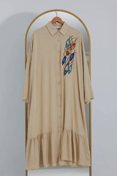 MORESUN VİSKON ELBİSE - Resim 3