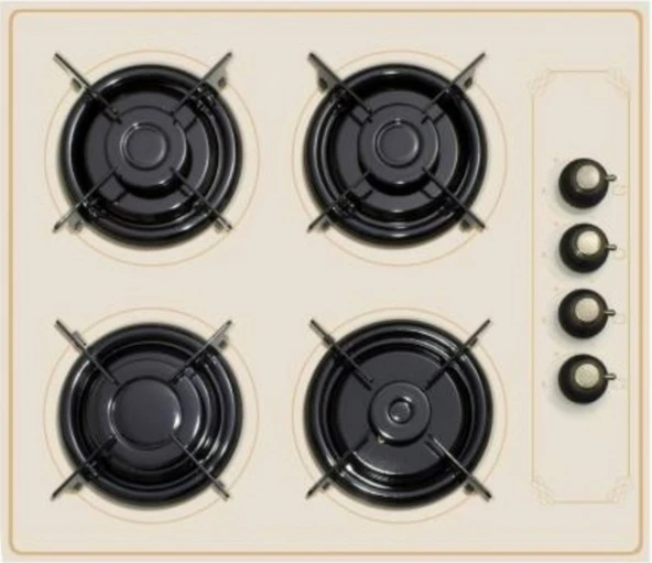 Kumtel KO-40 TAHDF Rustik Ankastre Ocak Bej ürün görseli