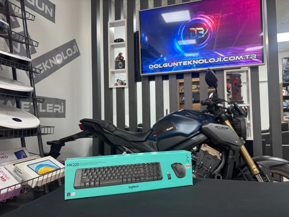 Logitech MK220 920-003163 Kablosuz Klavye Mouse Seti