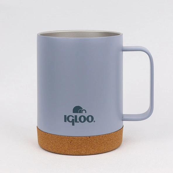 Igloo Cork Mug 350ml-DUMAN MAVİ - 2