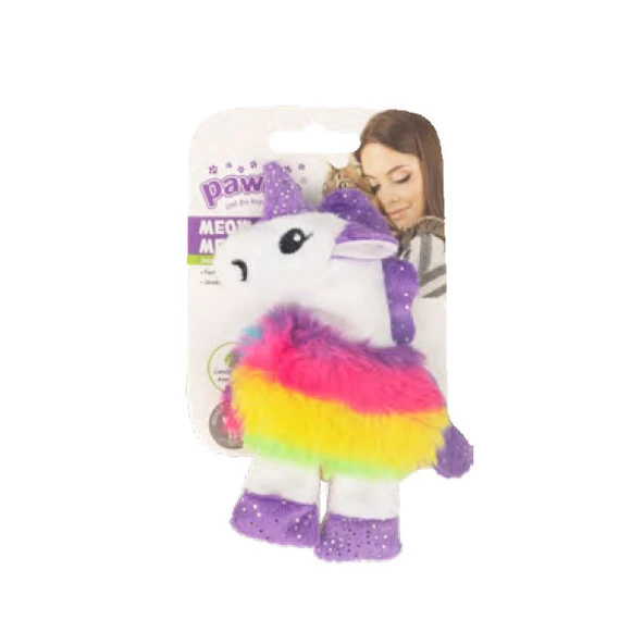 Pawise Örgü Kedi Oyuncağı Gökkuşağı Unicorn ürün görseli