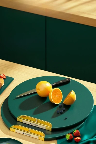 Mutfak Sebze,Meyve,Et,Balık,Ekmek Doğrama Kesme Tahtası Standlı Kesim Panosu - Resim 7