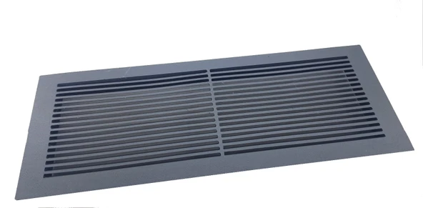 Kapı Altı Menfez Kapak 22X8,5    1 çift (2 adet) Gri - Resim 5